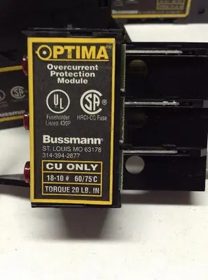 New | in-Stock BUSSMANN OPM-CC Miscellaneous Equipment (Electrical & Power) | Surplus Asset Holdings #1189618