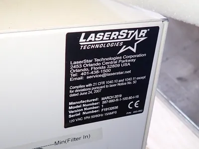 USED 2019 LASERSTAR TECHNOLOGIES CORPORATION 587990R1100.60I15