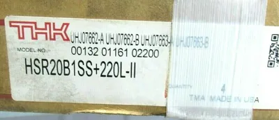 LOT OF 4 NEW THK HSR20B1SS+220L-II LINEAR GUIDE BEARING BLOCK HSR20B1SS220LII