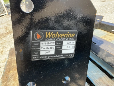 Used WOLVERINE PFF2-13-45W PALLET FORK FRAME 2 Pallet Forks Michigan US | Miedema Asset Management Group #1468725