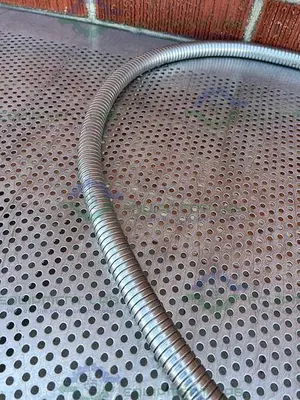 MVE Stainless Steel Flexible LN2 Hose 72"  3/4" Female to Male Fitting