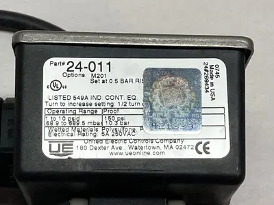 Used UNITED ELECTRIC CONTROLS 24-011 Miscellaneous Equipment (Electrical & Power) | Surplus Asset Holdings #1202129