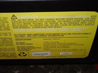 Used DURACELL POWERPACK 450 Miscellaneous MRO Ohio US | HGR 24 #776257