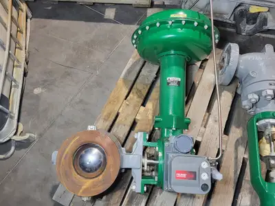 8" Class 600 Control Valve V200 w/ Size 60 Actuator 1051