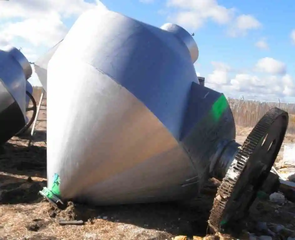 250 cu ft slant cone mixer