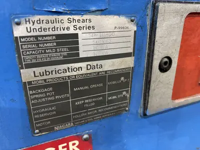 USED NIAGARA SP-10-10 SPARTAN HYDRAULIC