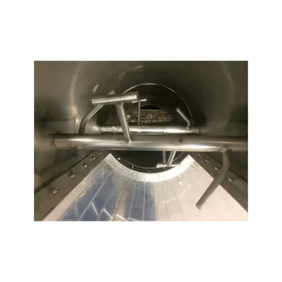 Used 10" Semco Rotary Airlock w/ Dual Shaft Agitated Hopper