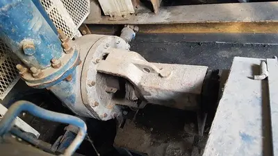 USED EMSCO F-500 TRIPLEX MUD PUMP