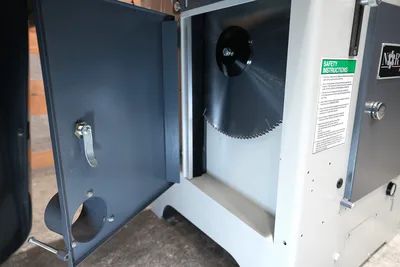 DEMO 2025 (GEN 3) Northtech NT-UCS18L Upcut Saw W/Infeed/Outfeed Tables