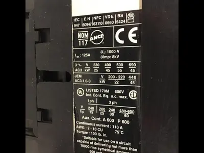 USED TELEMECANIQUE LC1D9511
