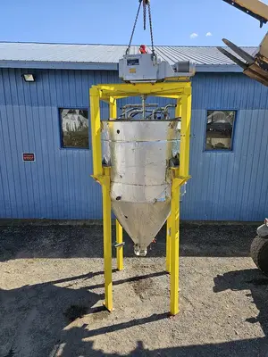 Used 800 Gallon Jacketed Tank, Stainless Steel, With Scrape Agitation