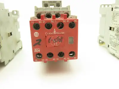 Allen Bradley 4 Pole Contactor Safety Control Relay 120V Coil Lot of 3
