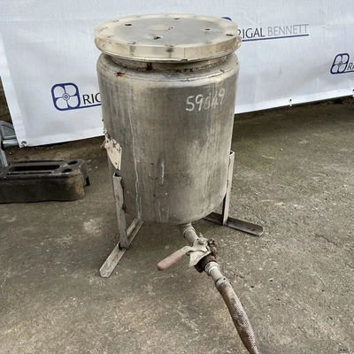 125 L S/S Tank With Perspex Lid