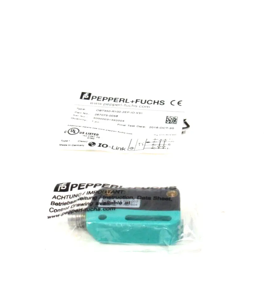 NEW PEPPERL+FUCHS OBT350-R100-2EP-IO-V31 SENSOR 267075-0058 OBT350R1002EPIOV31