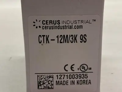 New | in-Stock CERUS CTK-12M/3K 9S Miscellaneous Equipment (Electrical & Power) | Surplus Asset Holdings #1200457