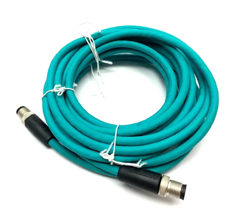 New | in-Stock Balluff Ethernet/Profinet Cable D-Coded BCC M414-M414-6D-338-ES64N9-050 Cable & Wire Michigan US | Maverick Industrial Sales #1391438