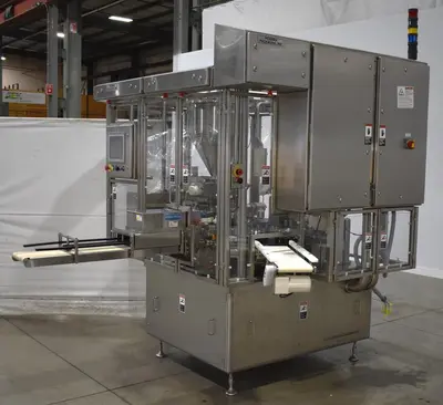USED 2018 Modern Packaging Inc DR Rotary Filling and Sealer