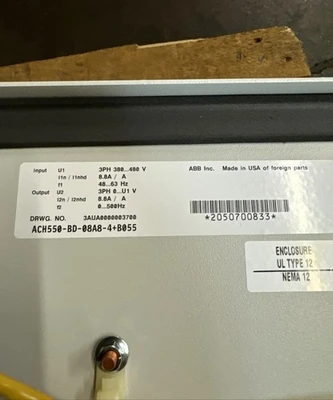 NEW ABB ach550-BD-08a8-4+b055