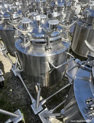 Used Jacketed Stainless Steel Tank on Casters. Made by Precision Stainless.