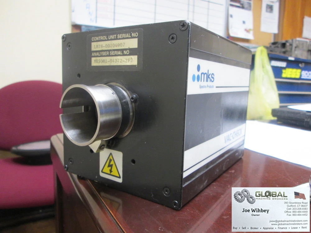 MKS Spectra Products VAC-Check Model LM78 Residual Gas Analyzer 24V DC