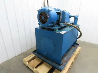 Eaton Vickers Hydraulic Power Unit 120 Gallon 29 GPM 3000PSI 30Hp 230/460V 3Ph