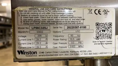 Used Winston _UNKNOWN_ Cookers / Coolers / Fryers Illinois US | Falcon Restaurant Supply #1414187