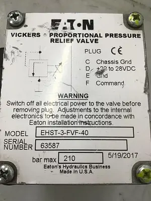 USED EATON-VICKERS EHST-3-FVF-40