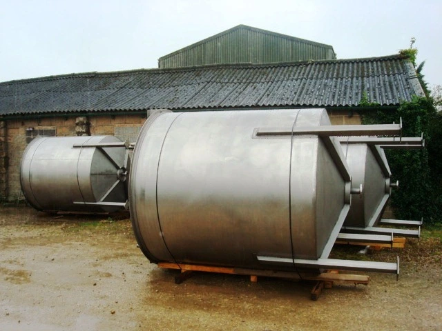 9000 L Stainless Steel Open Top Tank