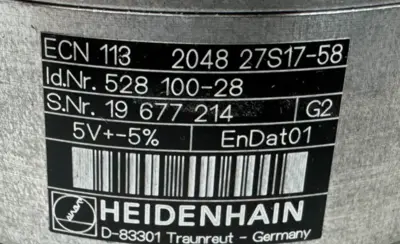 USED HEIDENHAIN ECN 113 2048 27S17-58 ENCODER 528 100-28