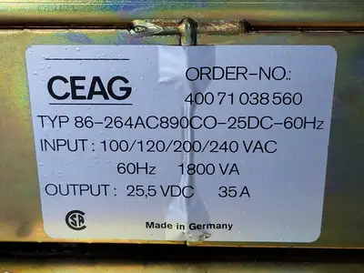 USED CEAG 86-264AC890CO-25DC