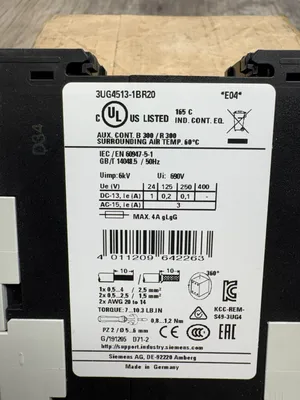 SIEMENS 3UG4513-1BR20 Electrical/PLC/Automation | ESS Industrial Equipment Sales (9)