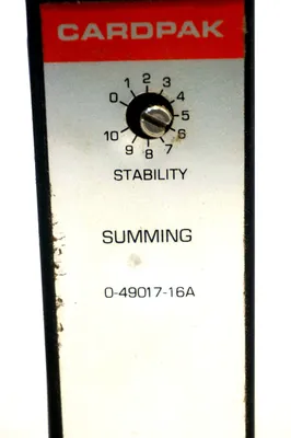 NEW RELIANCE 0-49017-16A CARDPAK SUMMING CARD 04901716A