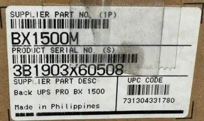 NEW APC BX1500M BATTERY BACK-UP POWER SUPPLY 1500VA 900W