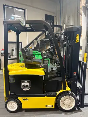 Used 2020 Yale ERC050VGN 4-Wheel Sit down Electric Counterbalance Forklifts New York US | United Lift #1446698