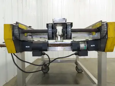 NKE CSB89A-PS-MD-222-1450-36-90W-3 Plastic Chain Conveyor 2-Row Double 220V 3PH