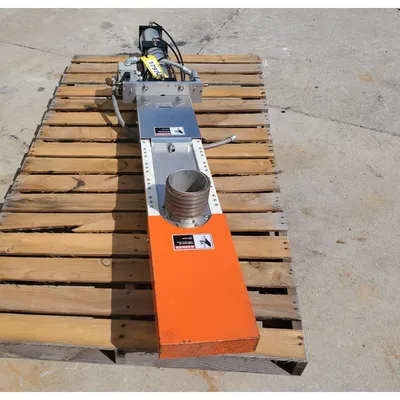 Used 5"dia. Stainless Steel Horizon Systems 3-way Three Way Tube Diverter Valve