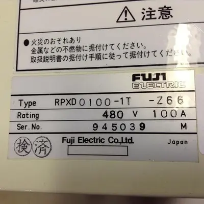 USED FUJI ELECTRIC RPXD00100-1T-Z66