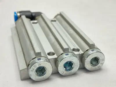 USED FESTO MANIFOLD RAIL PNEUMATIC VALVE BASE 566620