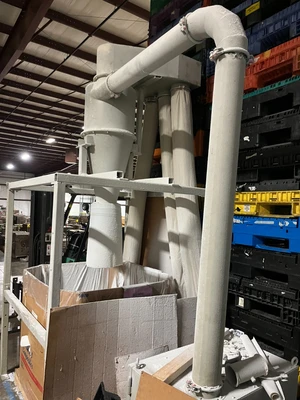 Zerma GST 400/600 Granulator 22 KW (30 HP) Blower and Cyclone Included
