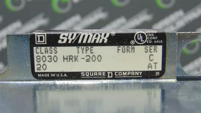 Square D 8030 HRK-200 SY/MAX 16 Slot Rack Chassis Series C Used
