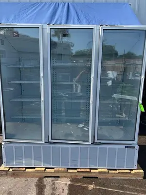 Master-Bilt BMG-74 White Bottom Mounted Full-Height Swing Glass Door Refrigerated Merchandiser 78” 70.2 Cu. Ft.Master-Bilt BMG-74 White Bottom Mounted Full-Height Swing Glass Door Refrigerated Merchandiser 78” 70.2 Cu. Ft.