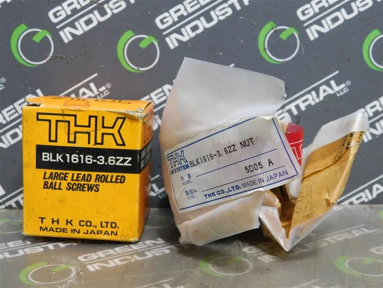 Used THK BLK1616-3.6ZZ Ballscrews Wisconsin US | Green Industrial #677804