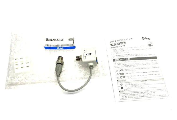 New | in-Stock SMC High Precision Digital Pressure Switch 2-Color, M12 Conn. Pressure Switches Michigan US | Maverick Industrial Sales #1453134