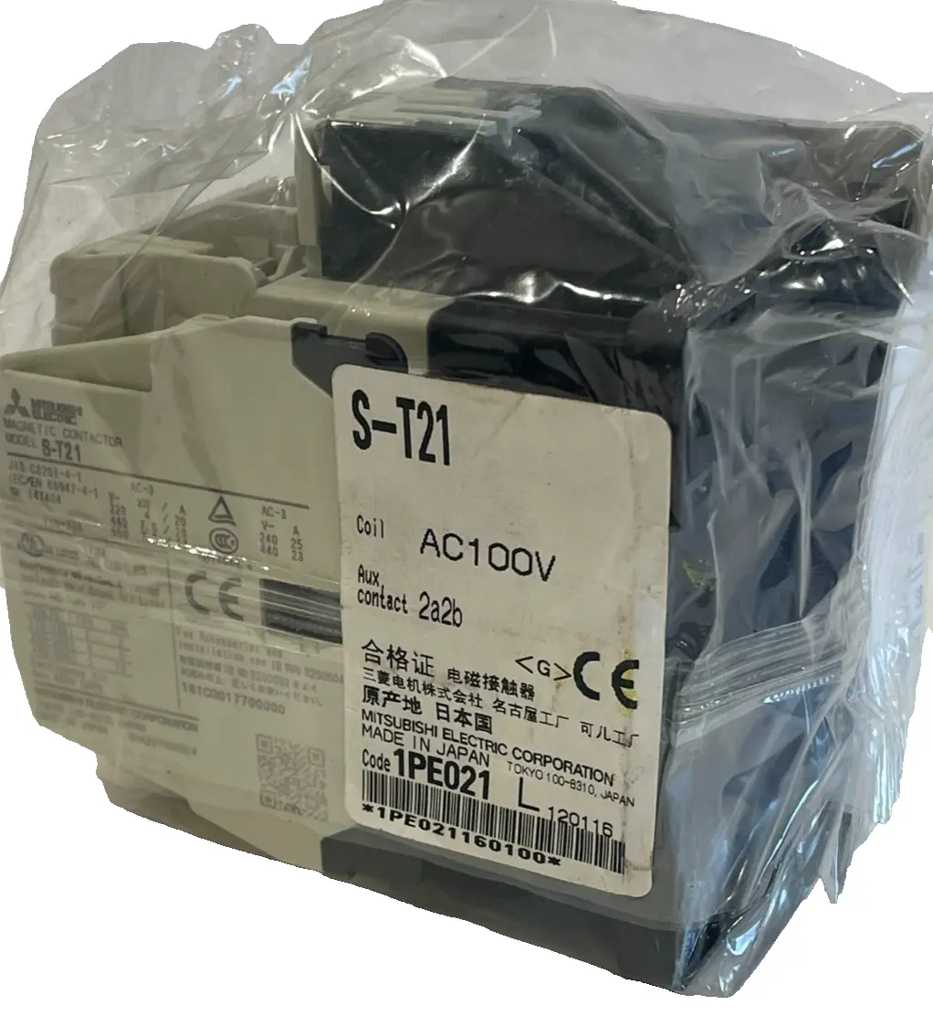 NEW MITSUBISHI S-T21 CONTACTOR 100V ST21