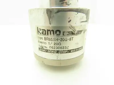 Kamo Kamoseiko BR65SH-20G-8T Ball-type Gearbox 20:1 Inline Reducer 1/20G