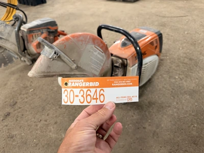 Used STIHL TS800 16" CONCRETE SAW Concrete Cutters Michigan US | Miedema Asset Management Group #1483324