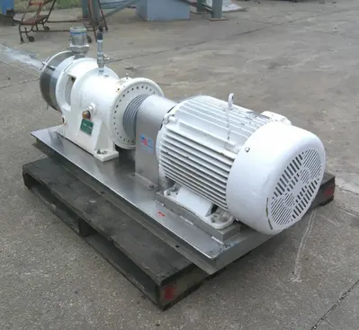 SPC9286  Mill 40 hp Chemicolloid Industries colloid mill model SD40, 316 SS