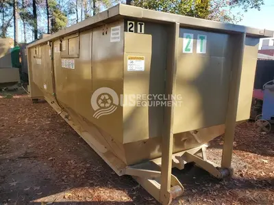 Unknown Manufacturer: Used Two (2) 30 Yard Receiver Boxes w/Augers