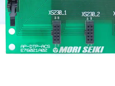 Mori Seiki E76021A02 Printed Circuit Board PCB Backplane Module AP-DTP-ACS