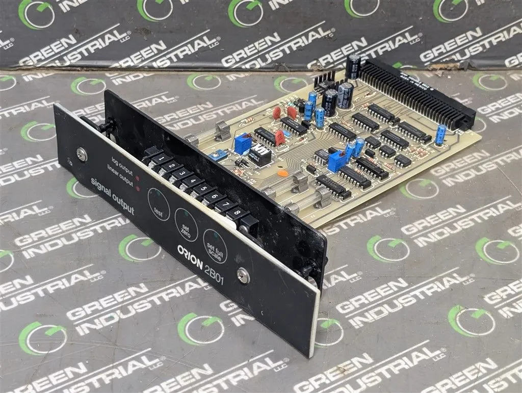 Orion 2B01 Water Monitor Signal Output Board 3988 802042 Used